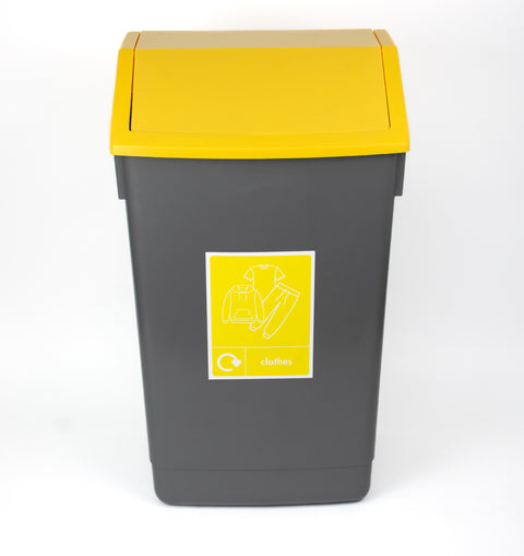 Swing Bin with Recycling Pictogram - 60 Litre