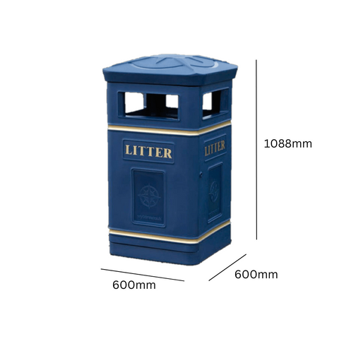 The Compass Litter Bin - 112 Litres