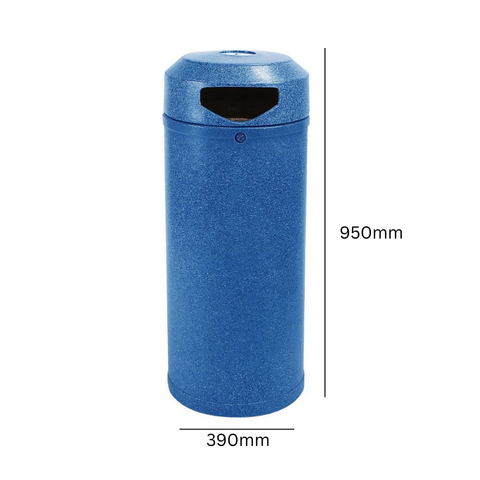 Medium Continental Outdoor Litter Bin - 90 Litre