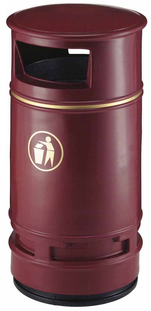 Copperfield Ground Mountable Litter Bin - 90 Litre