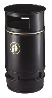 Copperfield Ground Mountable Litter Bin - 90 Litre