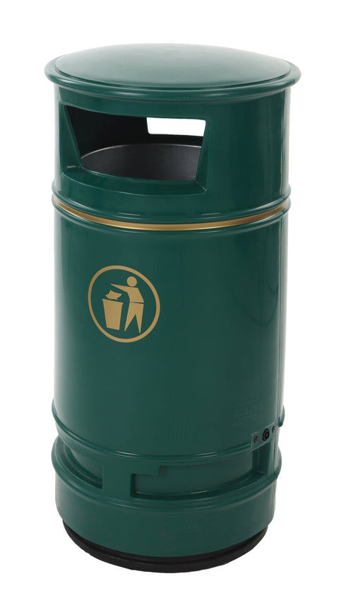 Copperfield Ground Mountable Litter Bin - 90 Litre