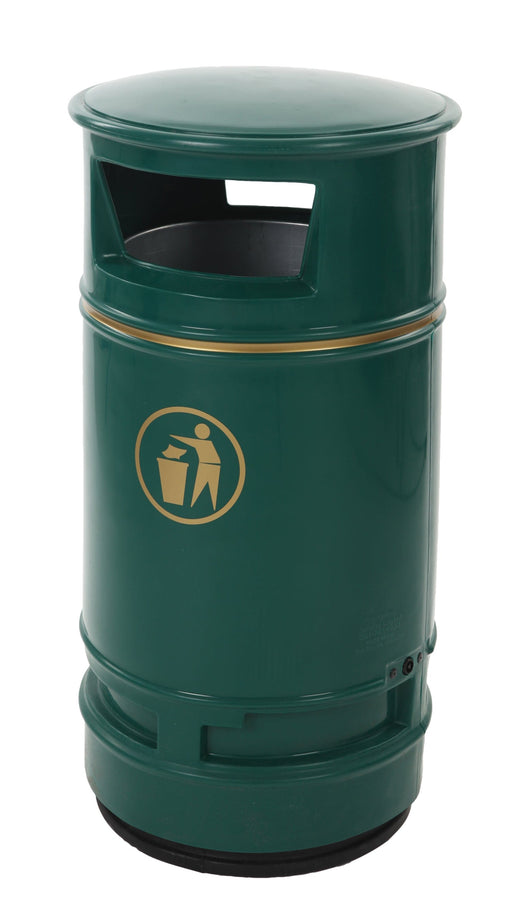 Copperfield Ground Mountable Litter Bin - 90 Litre