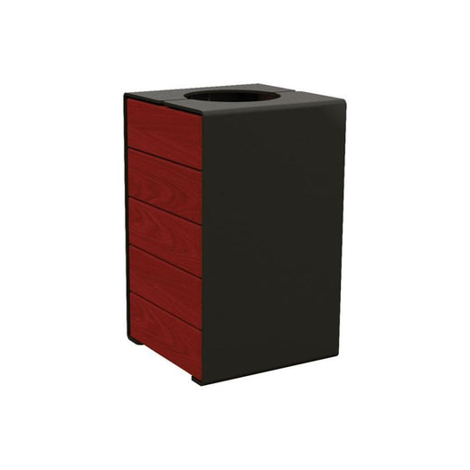 Cube Designed External Litter Bin - 120 Litre