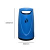 Twist Lock Freestanding External Litter Bin - 90 Litre