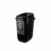 Small Durable Open Top Recycling Bin - 28 Litre