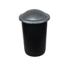 Round Top Push 50L Lid Recycling Bin