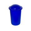 Round Top Push 50L Lid Recycling Bin