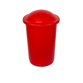 Round Top Push 50L Lid Recycling Bin