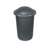 Round Top Push 50L Lid Recycling Bin