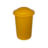 Round Top Push 50L Lid Recycling Bin