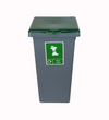 Double Recycling Station - 2 x 75L With Tray