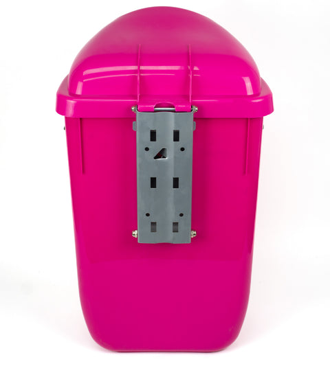 Wall Mounted Pink Waste Bin 50L