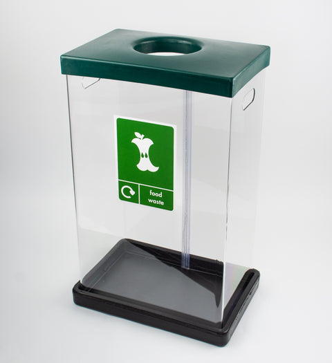 Clear Bodied Recycling Bin - 60 & 80 Litres Available