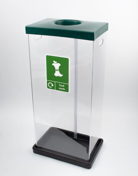 Clear Bodied Recycling Bin - 60 & 80 Litres Available