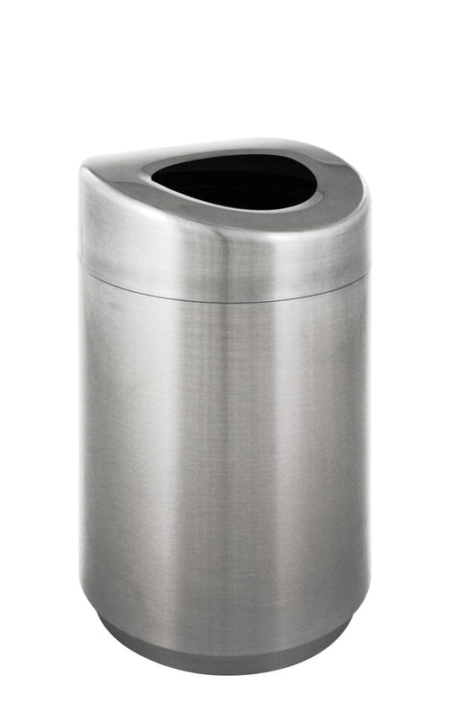 Stainless steel designer waste bin