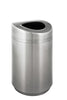 Stainless steel designer waste bin