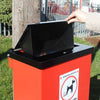 Mountable Dog Bin with Chute - 56 Litre