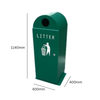 Dome Top Outdoor Litter Bin - 120 Litre