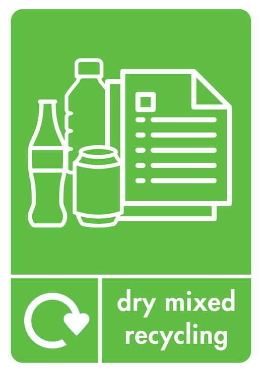 A5 Recycling Stickers - 17 Waste Streams Available