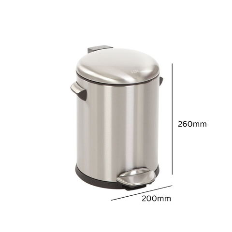EKO Belle Deluxe Pedal Sanitary Bin - 5 Litre
