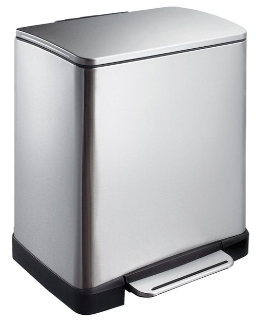 Stainless Steel EKO E-Cube Recycling Pedal Bin