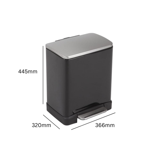 EKO E-Cube Recycling Pedal Bin Available in 2 Sizes