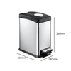 EKO Rejoice Pedal Bin Available in 3 Sizes