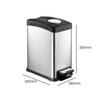 EKO Rejoice Pedal Bin Available in 3 Sizes