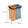 EKO Think Double Sackholder - 260 Litre - Pack of 6