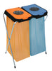 EKO Think Double Sackholder Portable waste segregation with secure, colour-coded lids.