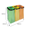 EKO Think Triple Bin Sackholder - 390 Litre