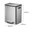 EcoCasa - 2 x 15 Litre Dual Compartment Recycling Bin