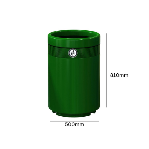 Economy Monarch Litter Bin - 144 Litre