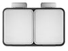Eko Edison Dual Compartment Pedal Recycling Bin - 2 x 30 Litre
