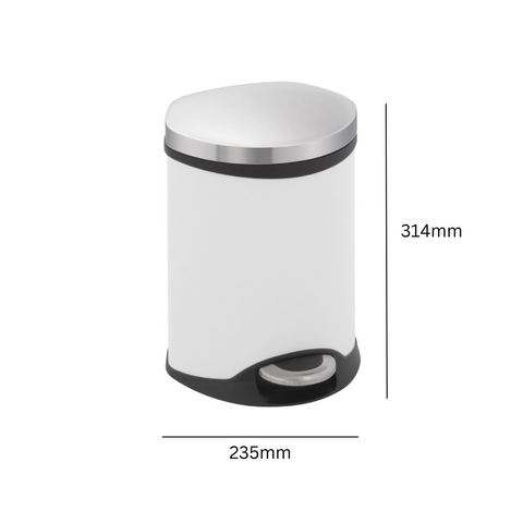EKO Shell Pedal Bins Available in 5 Sizes