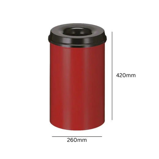 Self Extinguishing Waste Paper Bin - 20 Litre