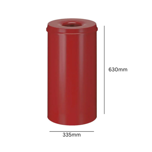 Self Extinguishing Waste Paper Bin - 50 Litres