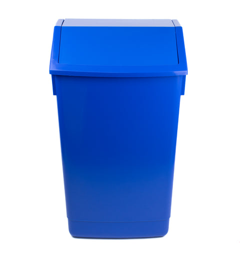 Coloured Flip Top with Recycling Sticker - 54 Litre