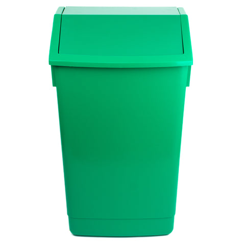 Coloured Flip Top with Recycling Sticker - 54 Litre