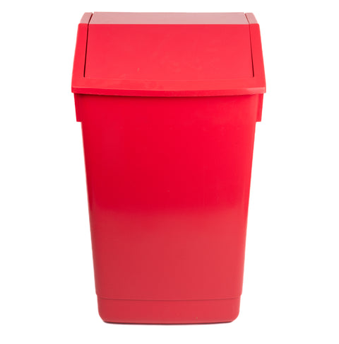 Coloured Flip Top with Recycling Sticker - 54 Litre