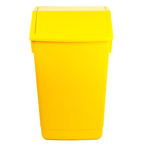 Coloured Flip Top with Recycling Sticker - 54 Litre