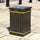 Square Fluted Open Top Litter Bin - 112 Litre