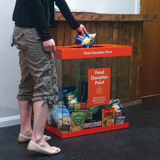 Food Donation Collection Bin - 2 Sizes Available