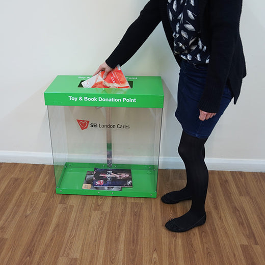 Food Donation Collection Bin - 2 Sizes Available