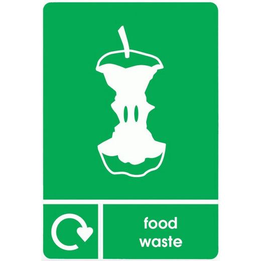 Less Food Sticker A5 Food Waste Recycling Sticker