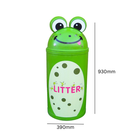 Animal Kingdom Frog Litter Bin - 50 Litre