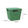 Large Glass Reinforced Closed Top Bin - 231 Litres