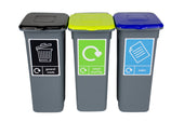 Freestanding Recycling Bins with Lift up Lid - Available in 3 Sizes