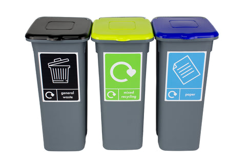 Freestanding Recycling Bins with Lift up Lid - Available in 3 Sizes